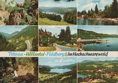 Schwarzwald - Titisee, Höllental, Feldberg - 1973