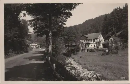 Sormitz - Sormitzgrund, An der Grubersmühle - 1954