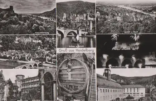 Gruß aus Heidelberg - ca. 1955