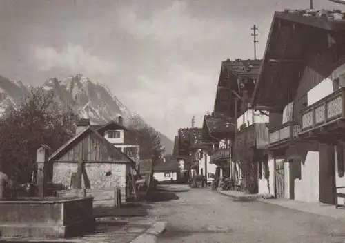Garmisch-Partenkirchen - aus Blodigs Alpenkalender - ca. 1945