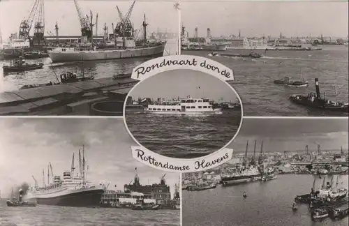Niederlande - Niederlande - Rotterdam - Rondvaart door de Rotterdamse Havens - ca. 1960