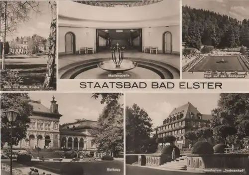 Bad Elster - u.a. Blick auf den Badeplatz - 1968