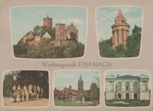 Eisenach - u.a. Burschenschaftsdenkmal - 1968