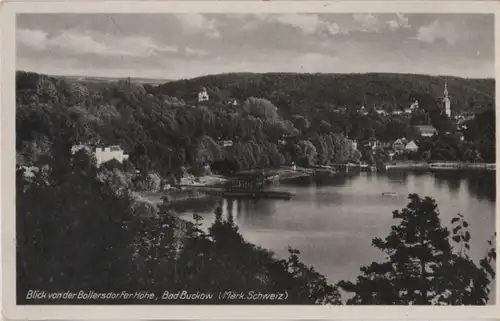 Buckow - Blick von der Bollersdorfer Höhe - ca. 1955