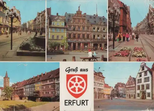 Erfurt - u.a. Krämerbrücke - 1984