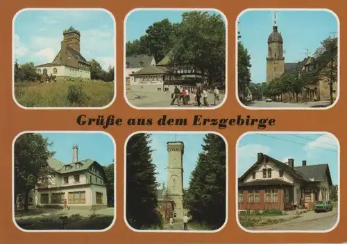 Erzgebirge - u.a. Annenkirche in Annaberg-Buchholz - ca. 1985