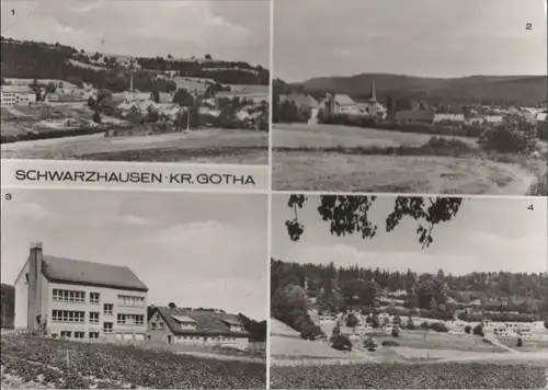 Waltershausen-Schwarzhausen - u.a. Teilansicht - 1982