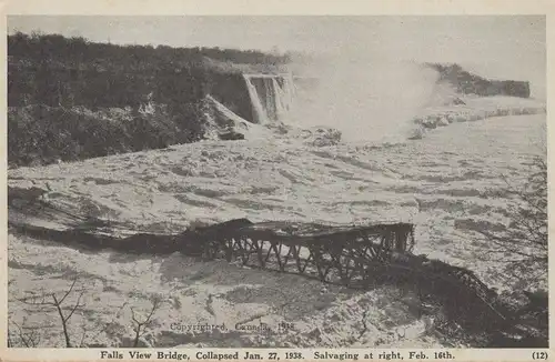 Kanada - Kanada - Kanada - Falls View Bridge, collapsed 1938