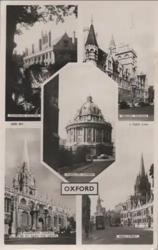 Großbritannien - Großbritannien - Oxford - 5 Teilbilder - 1957
