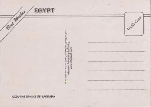 Ägypten - Gizeh - Giza - Ägypten - Sphinx