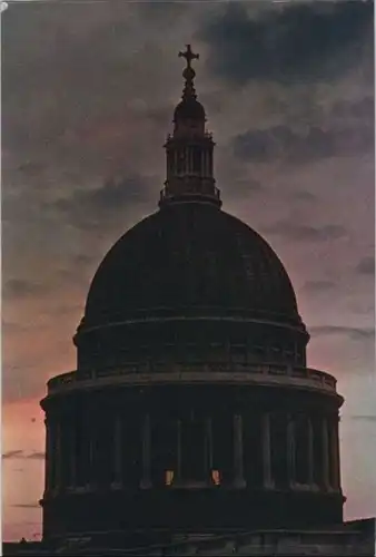 Großbritannien - Großbritannien - London - Sunset at St. Paul - 1967