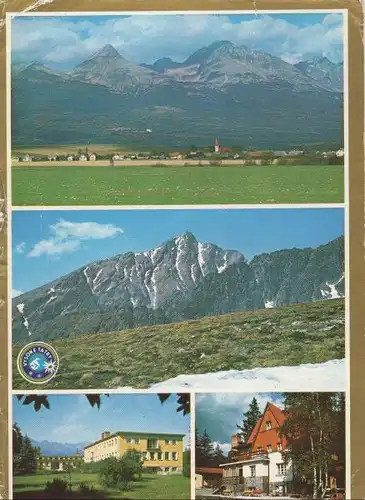 Slowakei - Vysoke Tatry - Hohe Tatra - Tschechien - 4 Bilder