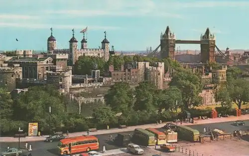 Großbritannien - Großbritannien - London - Tower und Tower Bridge - ca. 1965