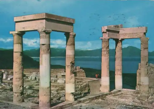Griechenland - Griechenland - Rhodos - Lindos Teil der Skropolis - 1977