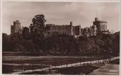 Großbritannien - Großbritannien - Windsor - Castle from Home Park - ca. 1950