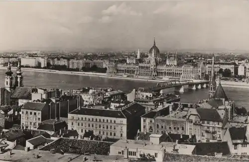 Ungarn - Ungarn - Budapest - Dunai latkep - ca. 1965