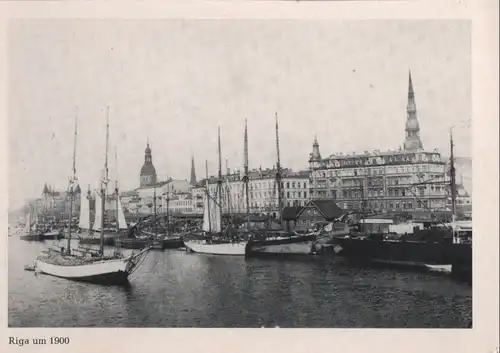 Lettland - Lettland - Riga - [um 1900, REPRINT] - ca. 1965