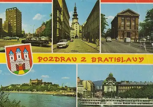 Slowakei - Slowakei - Bratislava - mit 5 Bildern - ca. 1975