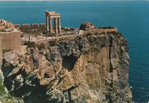 Griechenland - Griechenland - Rhodos - Akropolis von Lindos - 1972