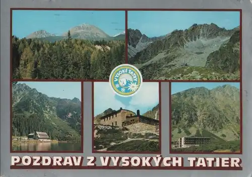 Slowakei - Slowakei - Vysoke Tatry - Hohe Tatra - mit 5 Bildern - 1986