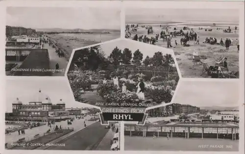 Großbritannien - Großbritannien - Rhyl - 5 Teilbilder - 1952