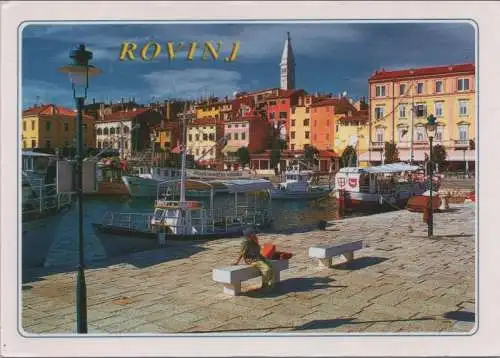 Kroatien - Rovinj - Kroatien - am Hafen