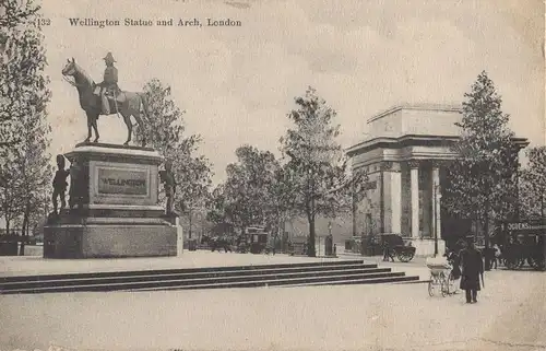 Großbritannien - London - Großbritannien - Wellington Statue