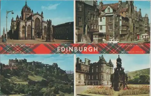 Großbritannien - Großbritannien - Edinburgh - 4 Teilbilder - 1975