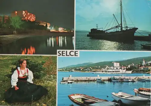 Jugoslawien - Selce - 4 Teilbilder - 1976