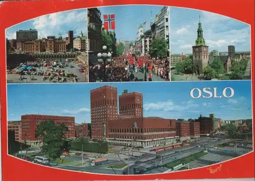 Norwegen - Norwegen - Oslo - mit 4 Bildern - ca. 1980