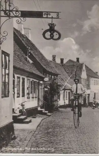 Dänemark - Dänemark - Aeroskobing - Brogade - ca. 1960