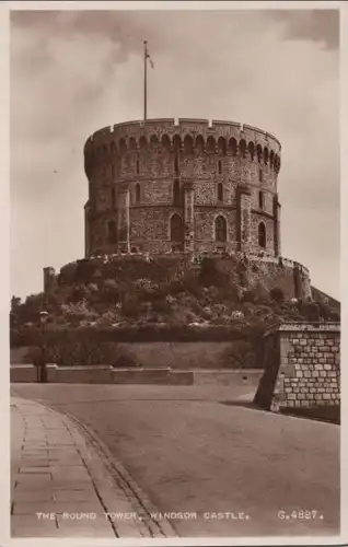 Großbritannien - Großbritannien - Windsor - Castle, The Round Tower - ca. 1950
