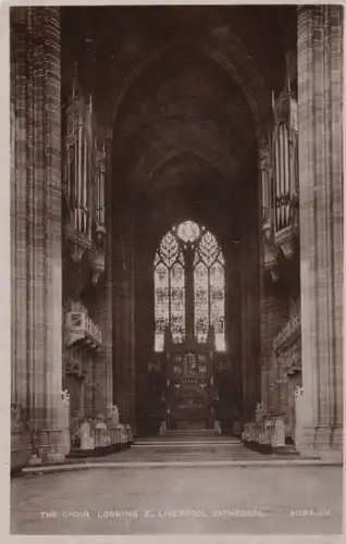 Großbritannien - Großbritannien - Liverpool - Kathedrale, The Choir Looking E. - 1929