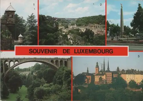 Luxemburg - Luxemburg - Luxembourg - u.a. Monument du Souvenir - 1989