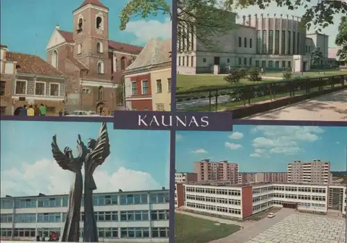 Litauen - Litauen - Kaunas - 4 Teilbilder - 1984