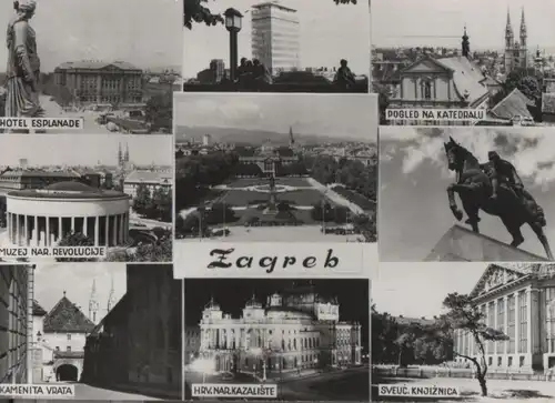 Jugoslawien - Zagreb - u.a. Hrv. Nar.  Kazaliste - 1964