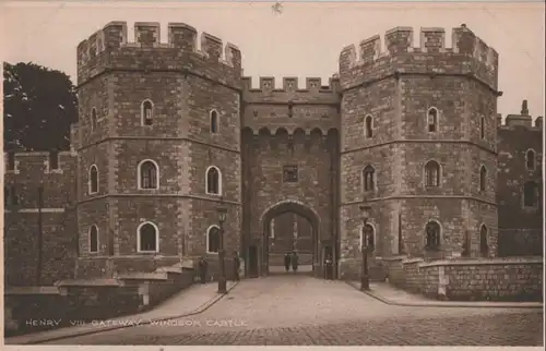Großbritannien - Großbritannien - Windsor - Castle, Henry VII. Gateway - ca. 1955