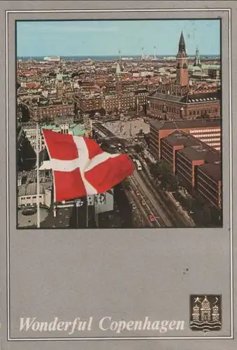 Dänemark - Dänemark - Kopenhagen - Vesterbrogade og Radhuspladsen - 1982
