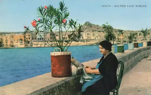 Malta - Malta - Malta - Maltese Lace Worker