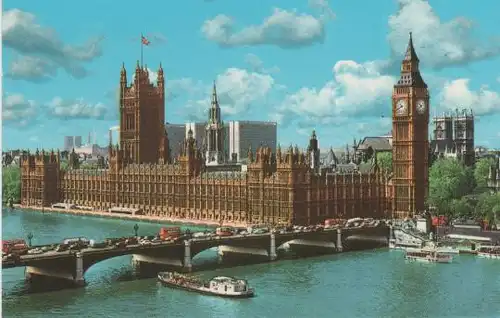 Großbritannien - Großbritannien - London - Houses of Parliament - ca. 1965