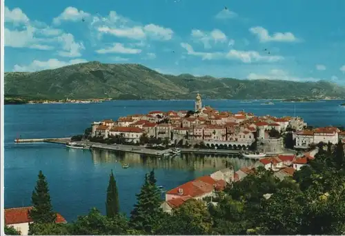Kroatien - Kroatien - Korcula - Panorama - ca. 1980