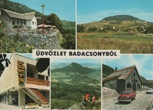 Ungarn - Ungarn - Badacsony - 4 Teilbilder - 1984