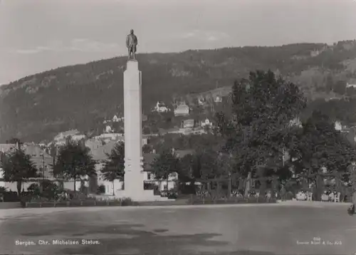 Norwegen - Norwegen - Bergen - Chr. Michelsen Statue - ca. 1960