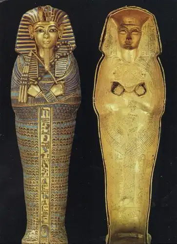 Ägypten - Kairo - Ägypten - Ägyptisches Museum, Eingeweidesarg