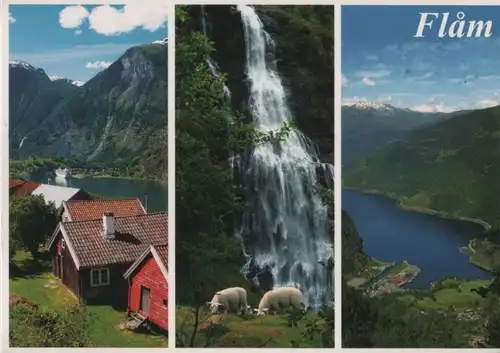 Norwegen - Norwegen - Aurland-Flam - mit 2 Bildern - ca. 1995