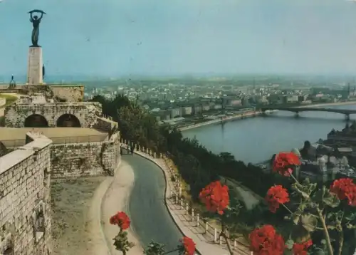 Ungarn - Ungarn - Budapest - Ansicht mit Gellertberg - ca. 1975