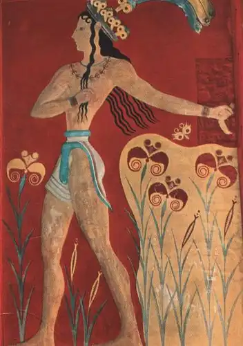 Griechenland - Griechenland - Knossos - Fresco Fürstenknabe - 1972