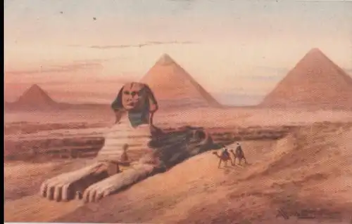 Ägypten - Ägypten - Sphinx - ca. 1965