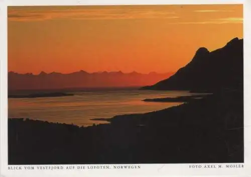 Norwegen - Lofoten - Norwegen - Blick vom Vestfjord