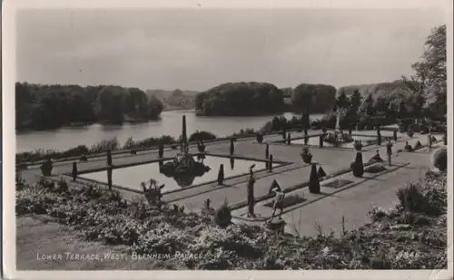 Großbritannien - Großbritannien - Woodstock, Blenheim Palace - Lower Terrace, West - 1957